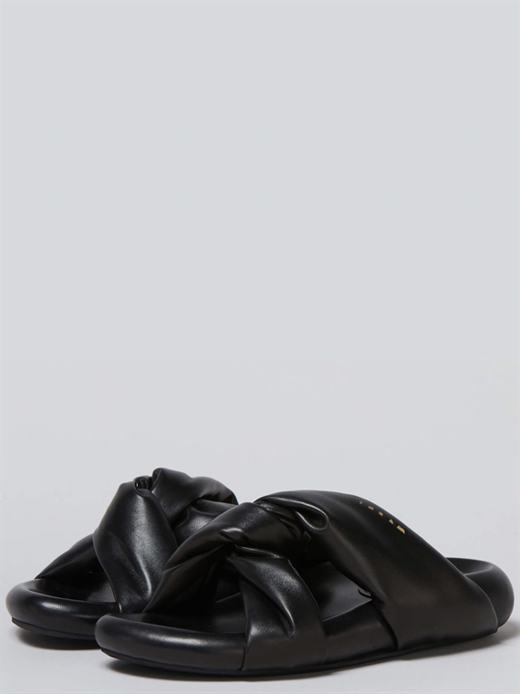 Marni Tie Sandal, Sort